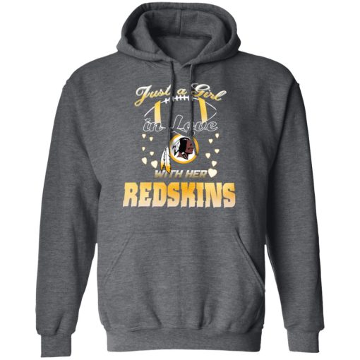 Washington Redskins Just A Girl In Love With Her Redskins T-Shirts, Hoodies, Long Sleeve 24