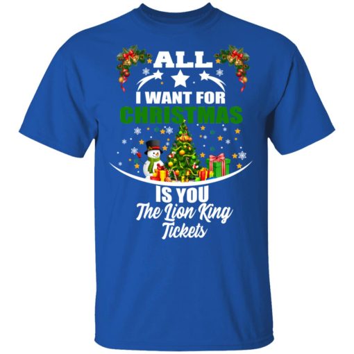The Lion King All I Want For Christmas Is You The Lion King Tickets T-Shirts, Hoodies, Long Sleeve 8