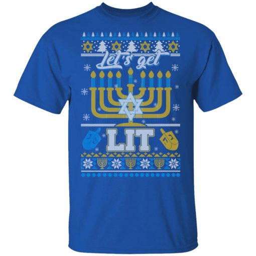 Funny Happy Hanukkah Chanukah Let’s Get Lit T-Shirts, Hoodies, Long Sleeve 7