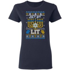 Funny Happy Hanukkah Chanukah Let’s Get Lit T-Shirts, Hoodies, Long Sleeve 37