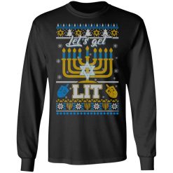 Funny Happy Hanukkah Chanukah Let’s Get Lit T-Shirts, Hoodies, Long Sleeve 41