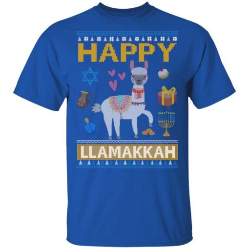 Happy Llama Llamakkah Hanukkah T-Shirts, Hoodies, Long Sleeve 7