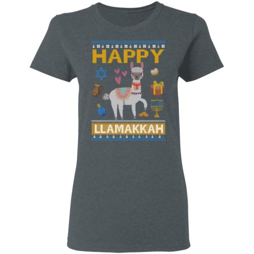 Happy Llama Llamakkah Hanukkah T-Shirts, Hoodies, Long Sleeve 11