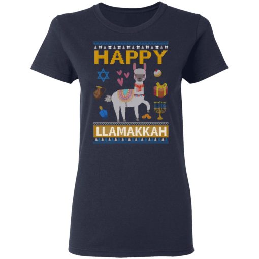 Happy Llama Llamakkah Hanukkah T-Shirts, Hoodies, Long Sleeve 13