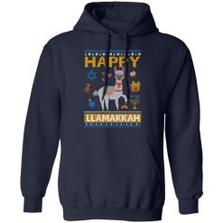Happy Llama Llamakkah Hanukkah T-Shirts, Hoodies, Long Sleeve 45