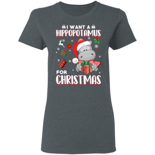 I Want A Hippopotamus For Christmas T-Shirts, Hoodies, Long Sleeve 11