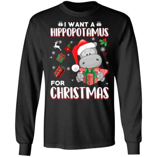 I Want A Hippopotamus For Christmas T-Shirts, Hoodies, Long Sleeve 17
