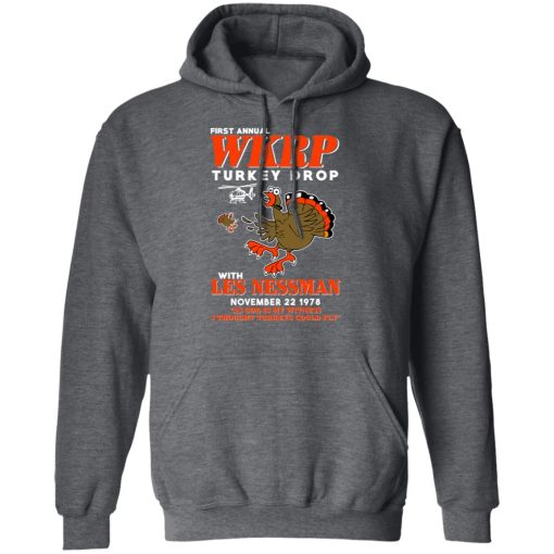 First Annual WKRP Turkey Drop With Les Nessman T-Shirts, Hoodies, Long Sleeve 23