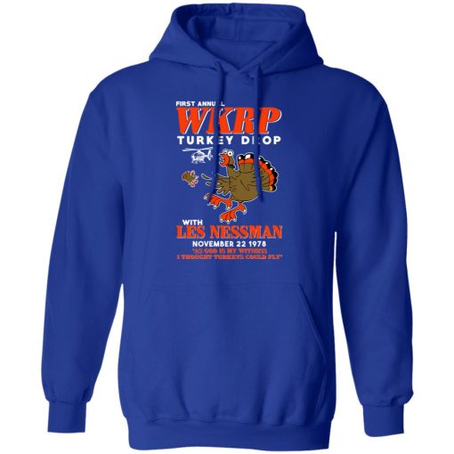 First Annual WKRP Turkey Drop With Les Nessman T-Shirts, Hoodies, Long Sleeve 25