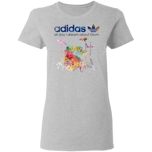 Adidas All Day I Dream About Drum Drummer T-Shirts, Hoodies, Long Sleeve 12