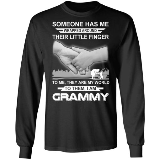 Someone Has Me Wrapped Around Their Little Finger To Me, I Am Grammy T-Shirts, Hoodies, Long Sleeve 17