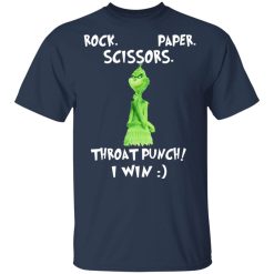 The Grinch Rock Paper Scissors Throat Punch I Win T-Shirts, Hoodies, Long Sleeve 30
