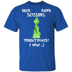 The Grinch Rock Paper Scissors Throat Punch I Win T-Shirts, Hoodies, Long Sleeve 31
