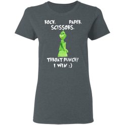 The Grinch Rock Paper Scissors Throat Punch I Win T-Shirts, Hoodies, Long Sleeve 35