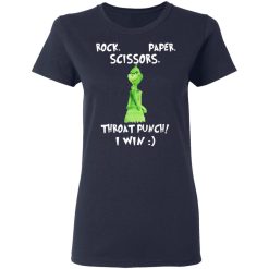 The Grinch Rock Paper Scissors Throat Punch I Win T-Shirts, Hoodies, Long Sleeve 37