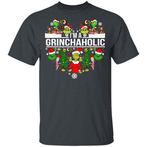 The Grinch I'm A Grinchaholic Christmas T-Shirts, Hoodies, Long Sleeve 3
