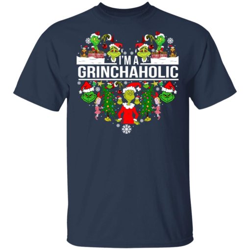 The Grinch I'm A Grinchaholic Christmas T-Shirts, Hoodies, Long Sleeve 6