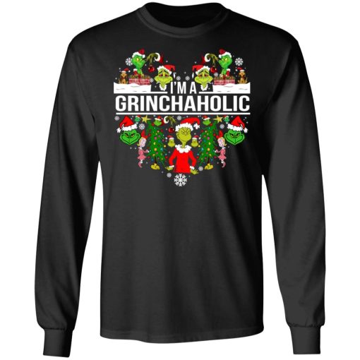 The Grinch I'm A Grinchaholic Christmas T-Shirts, Hoodies, Long Sleeve 17