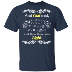 God Said Maxwell Equations Christian Physics Nerd T-Shirts, Hoodies, Long Sleeve 29