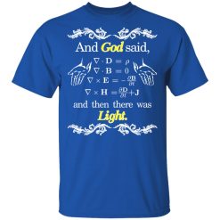 God Said Maxwell Equations Christian Physics Nerd T-Shirts, Hoodies, Long Sleeve 31