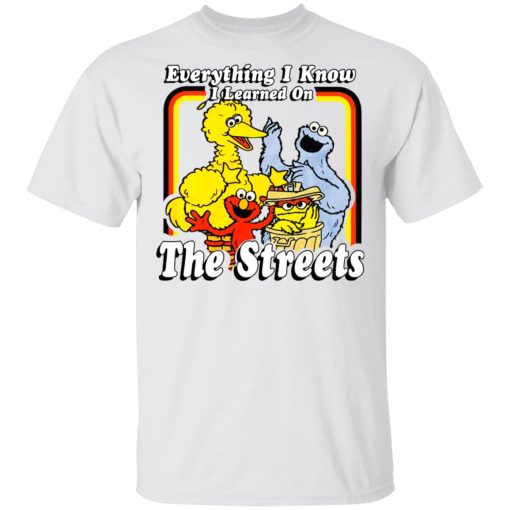 Everything I Know I Learned On The Streets T-Shirts, Hoodies, Long Sleeve 3