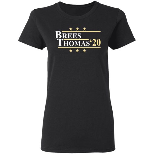Vote Brees Thomas 2020 President T-Shirts, Hoodies, Long Sleeve 9