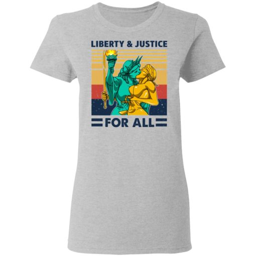 Liberty & Justice For All Vintage T-Shirts, Hoodies, Long Sleeve 11