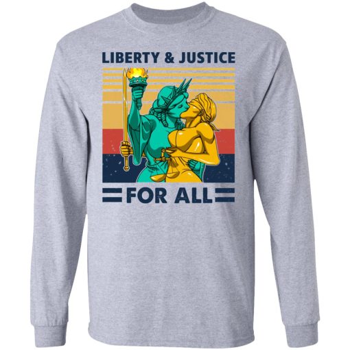 Liberty & Justice For All Vintage T-Shirts, Hoodies, Long Sleeve 13