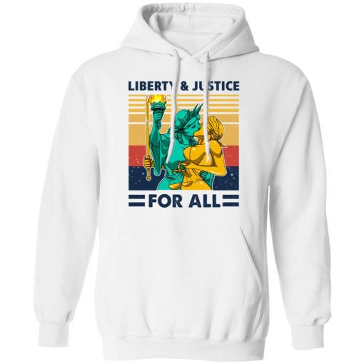 Liberty & Justice For All Vintage T-Shirts, Hoodies, Long Sleeve 21