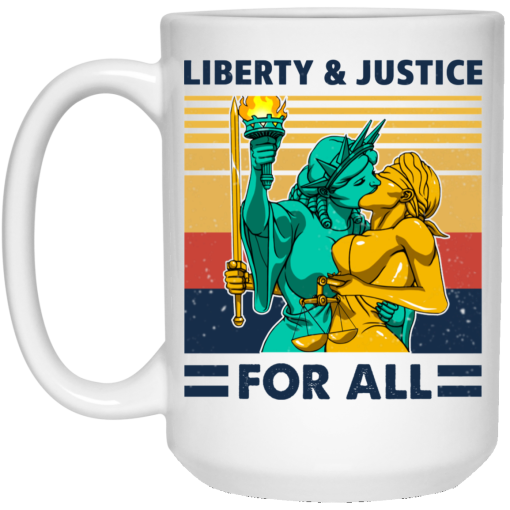 Liberty & Justice For All Vintage Mug 3