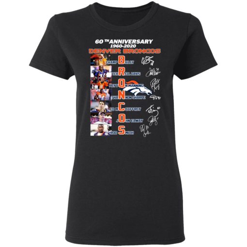 60th Anniversary Denver Broncos 1960 2020 T-Shirts, Hoodies, Long Sleeve 9