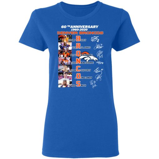 60th Anniversary Denver Broncos 1960 2020 T-Shirts, Hoodies, Long Sleeve 15
