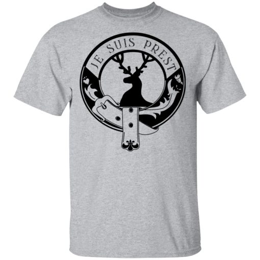 Je Suis Prest Logo #Outlander T-Shirts, Hoodies, Long Sleeve 5