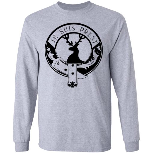 Je Suis Prest Logo #Outlander T-Shirts, Hoodies, Long Sleeve 14