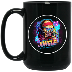 Welcome To The Jungle We've Got Fun'n' Games Black Mug 5