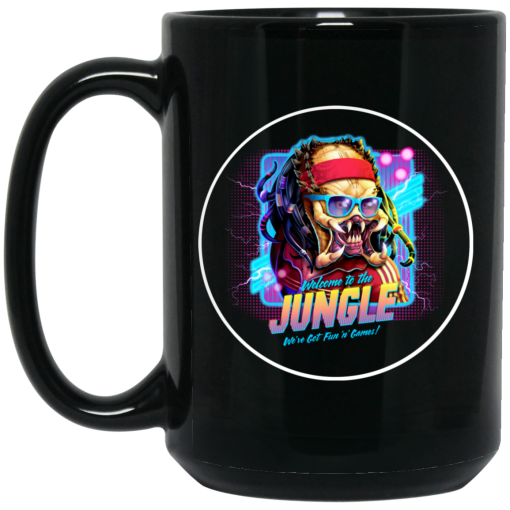Welcome To The Jungle We've Got Fun'n' Games Black Mug 3