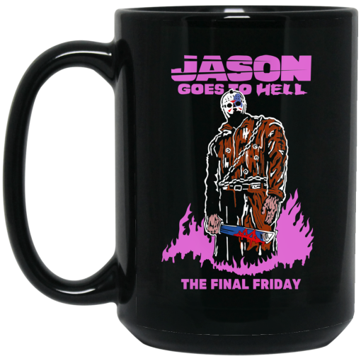 Jason Goes To Hell The Final Friday Black Mug 4