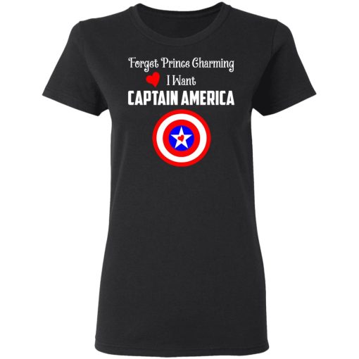 Forget Prince Charming I Want Captain America T-Shirts, Hoodies, Long Sleeve 9