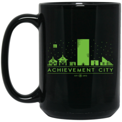 Achievement Hunter Achievement City Black Mug 6