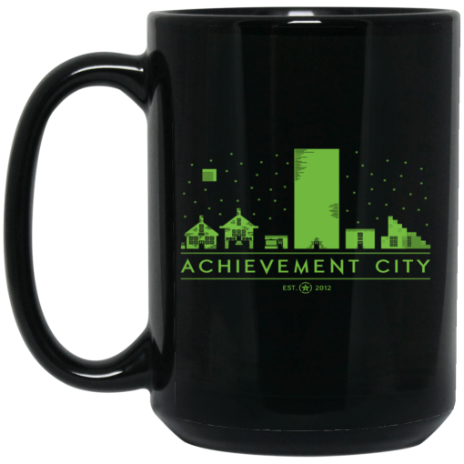 Achievement Hunter Achievement City Black Mug 3