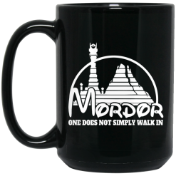 Mordor One Does Not Simply Walk In Mug 5