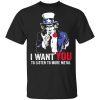 Hatewear Uncle Sam Metal I Want You To Listen To More Metal T-Shirt