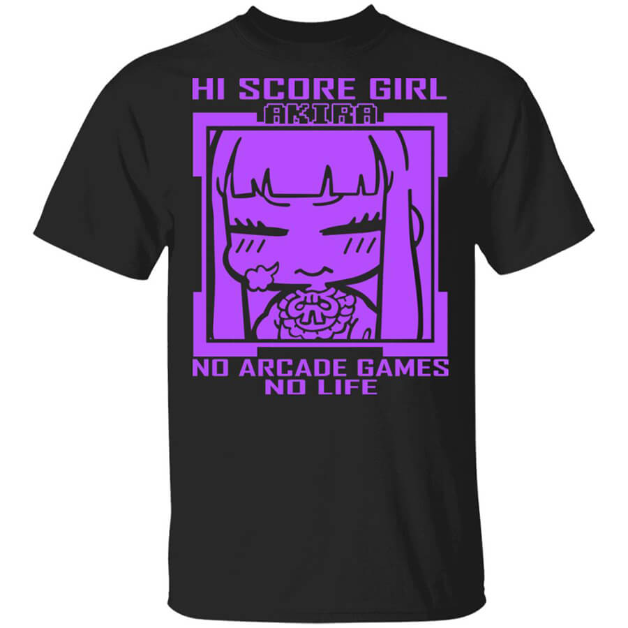 Hi Score Girl Oono Akira No Arcade Games No Life T-Shirts, Hoodies, Long  Sleeve