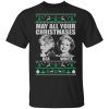 May All Your Christmases Bea White T-Shirt