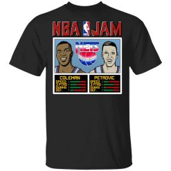 NBA Jam Nets Coleman And Petrovic Shirt