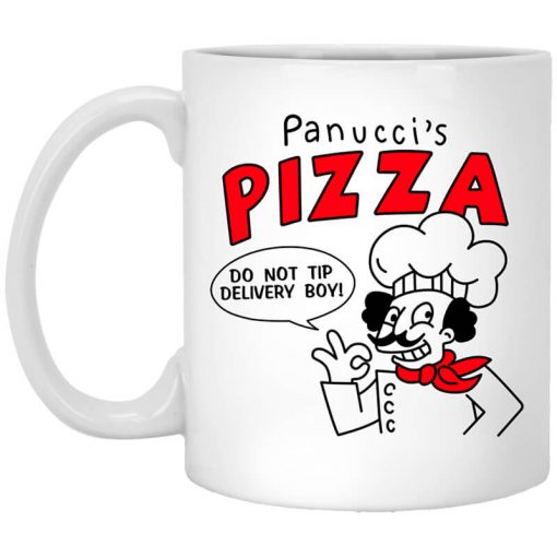 Panucci's Pizza Do Not Tip Delivery Boy Mug