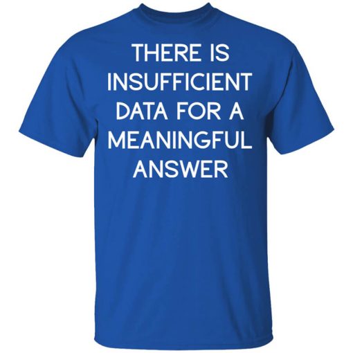 There Is Insufficient Data For A Meaningful Answer Shirt