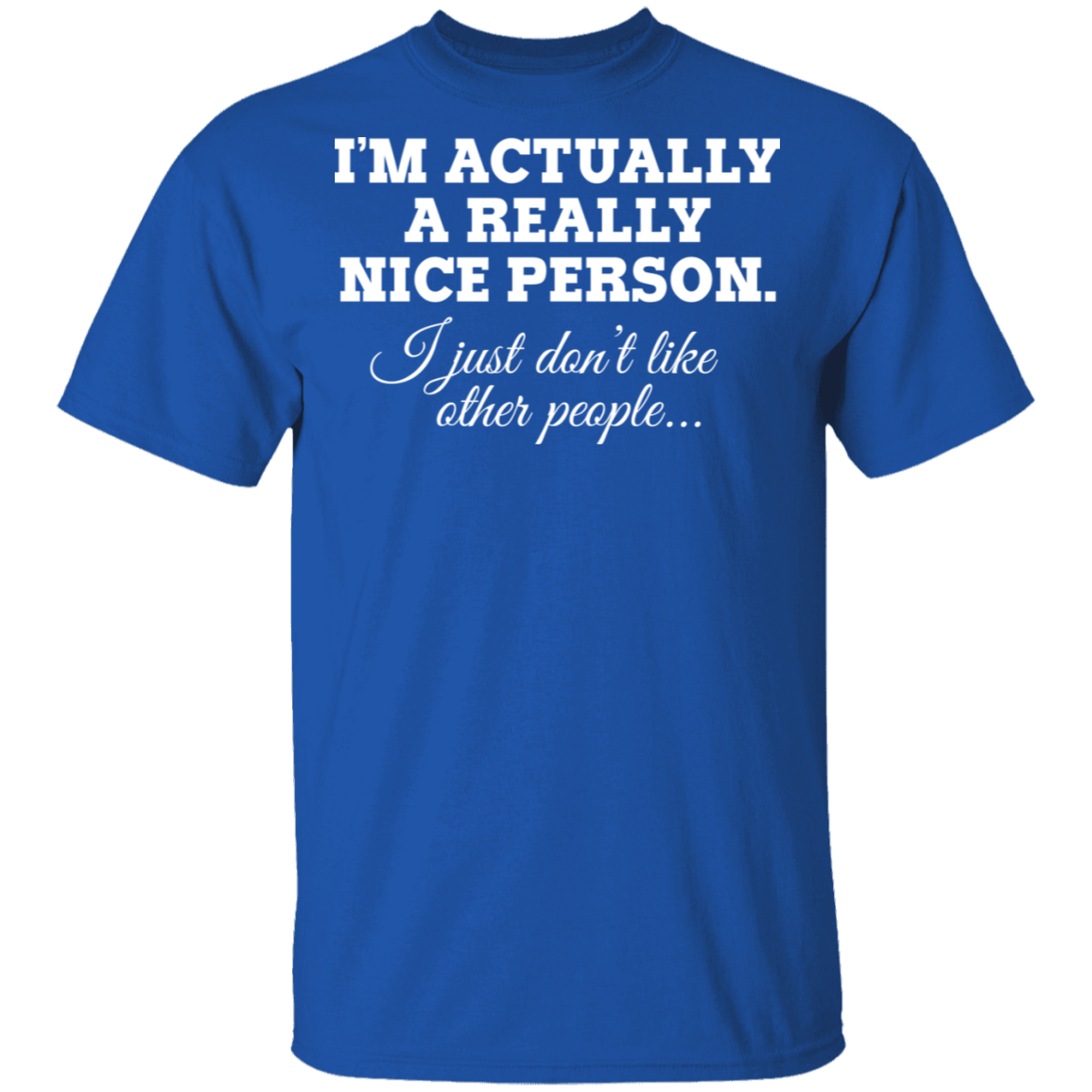 Actually A Nice I Just Don't Other People T-Shirts, Hoodies