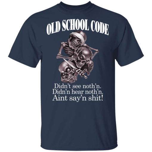 Old School Code Didn't See Nothing T-Shirts, Hoodies 6