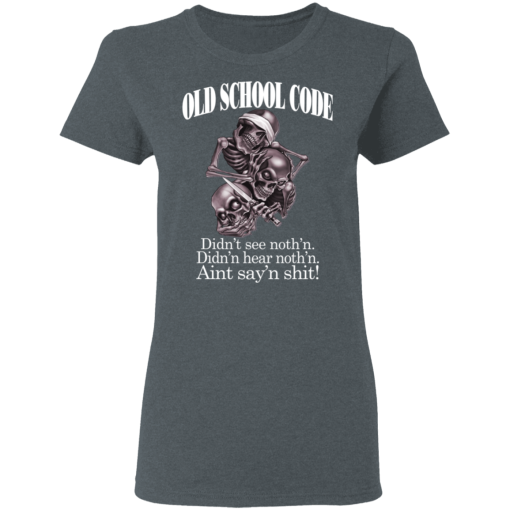 Old School Code Didn't See Nothing T-Shirts, Hoodies 12